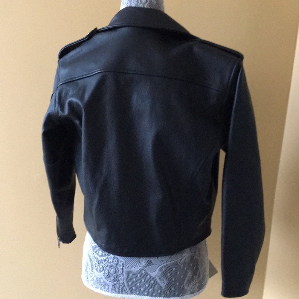 NWT Harley Davidson Kids Black Leather Jacket - Picture 3 of 7